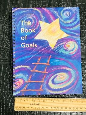 NEW The Book of Goals Journal‎ Spiral Notebook by First Steps San Francisco
